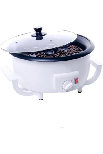 Denx Dinks Coffee and Popcorn Maker - 800W Dual Function Appliance with Auto Shut-Off