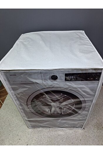 Başak Ev Tekstili Transparent Pvc Washing and Dryer Cover – Transparent Cover, Fabric Texture, Waterproof