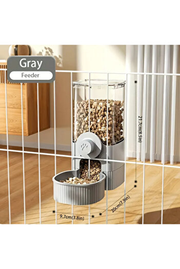 Choice 1200ML new tepy Hanging Automatic Pet Food Feeder/Water Dispenser, Gravity Cat Auto Feeder Waterer S