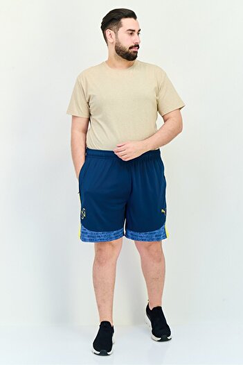 Puma x NJR Men Sportswear Fit Training Shorts, Teal Blue