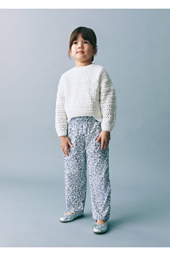 MANGO Baby Patterned cotton pants