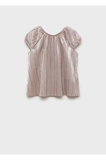 MANGO Kids T-Shirt with Pleats