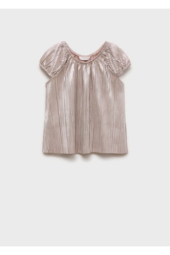 MANGO Kids T-Shirt with Pleats