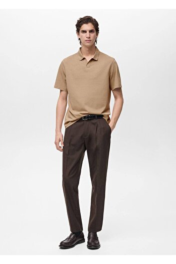 MANGO Man Slim-Fit-Polo-Shirt aus Baumwoll-Piqué