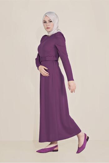 Alvina Watermelon Sleeve Belt Dress 40760