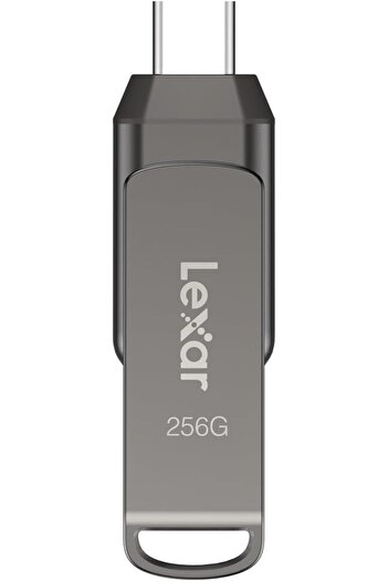 Lexar 256GB JumpDrive Dual Drive D400 USB 3.2 Type-C & Type-A Flash Drive