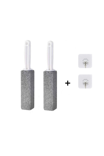 Choice 2PCS Toilet Cleaner Stone Natural Pumice Stone Toilets Brush Bathroom Cleaning Brush Cleaning Stone