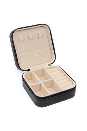 Choice Black G961D Mini Jewelry Storage Box Portable Home Travel Earrings Necklace Storage Case for Women R