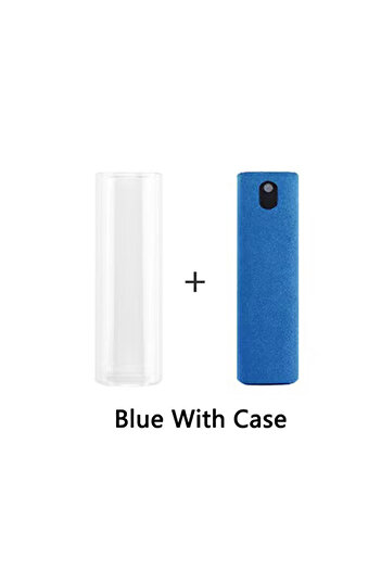Arvin Blue-Case-No Liquid 2 in 1 Screen Cleaner Spray for Mobile Phone PC Tablet Ipad Screen Dust Remover
