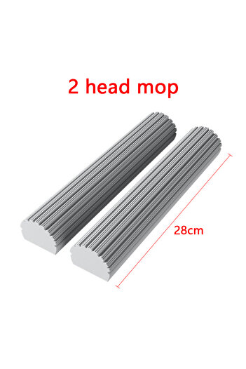 Choice1 2 Separate Sponges Collodion Mop Foldable Water Free Hand Washing Squeeze Cotton Head Replace Home T