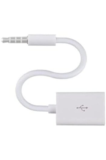 Generic Audio Adapter Cable AUX Male 3.5mm to USB 2.0 Female for Car MP3