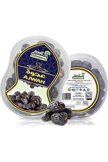 Al Muhammadiyoon Premium Ajwa Dates from Madinah – 800g