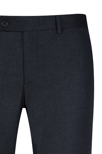 Hatemoğlu Navy Blue Slim Fit Side Pocket Fabric Trousers