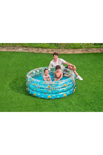 BESTWAY Rainbow Splash Paddling Pool Diameter 150 x 53 cm