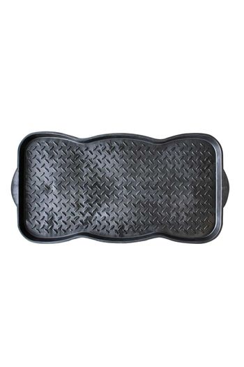 Homelux Wet weather shoe rack 73x38 cm, polypropylene, black