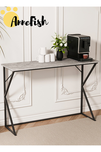 AnneFish 120*40*80cm Console Table Office Table Rustic Entryway Table Display Table Couch Hallway Entrance