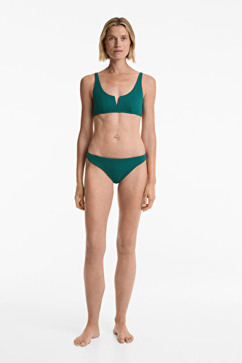 Oysho Piqué classic bikini briefs