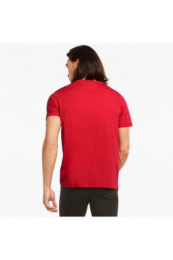 Puma Mens Scuderia Ferrari Race Bold Colour Shield T-Shirt - Red