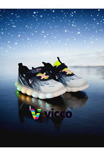 Vicco Vi̇cco Flash Orthopedic Led Lighted Children's Sports Shoes