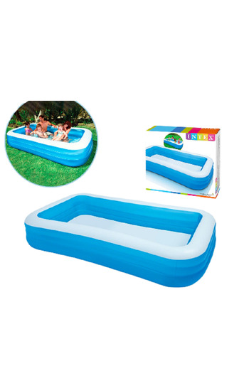 Intex Swim Center Family Inflatable Pool – 120" X 72" X 22" Large Outdoor Pool For Kids & Adults