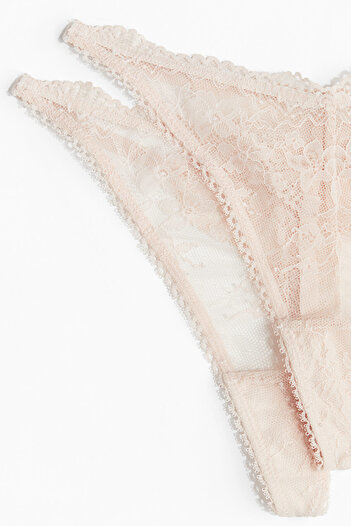 H&M 2'li Dantel Tanga Thong Külot