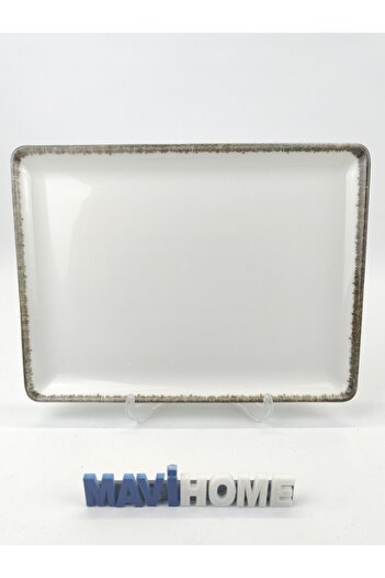 MAViHOME Tan Serisi 26 x 20 Cm Sunum Tabağı Tekli