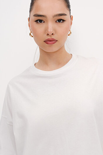 Addax Μπλουζάκι Crew Neck Basic P4368-K6