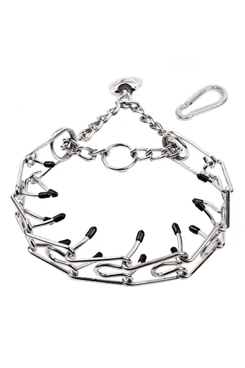 TrioStore Dog Training Collar, Adjustable, Metal, 3.5mmx55 cm, Silver