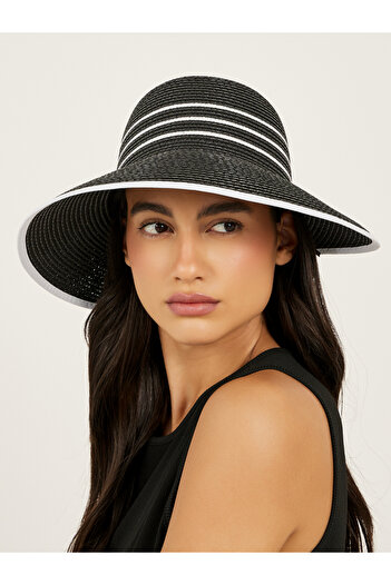 Styli Striped Straw Hat