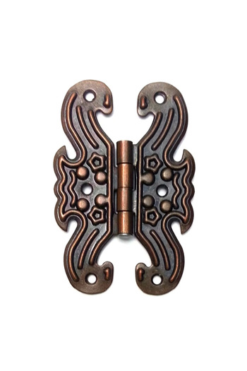Belle Fusion Decorative, Sheet Butterfly Hinge - Large, Antique, 100 Pieces