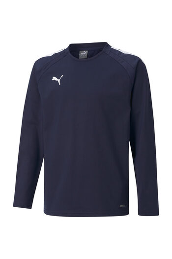 Puma Екипни суичъри, стандартни, с дълъг ръкав, стандартни, с обло деколте, плетени, едноцветни