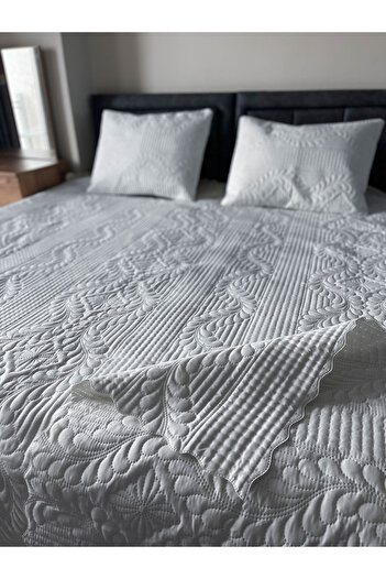 Faiend Double Sided Ultrasonic Quilted Double Bed Cover |   Soft Texture, Stylish Design
