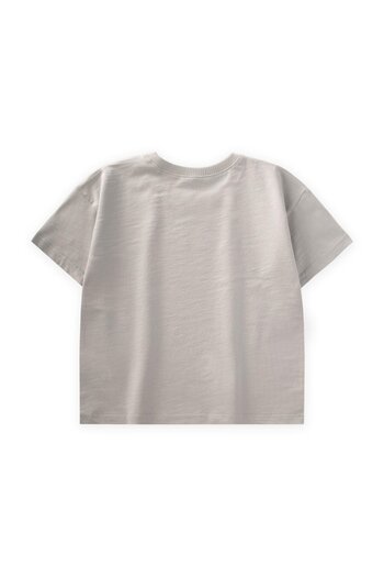 Cigit Play Printed T-Shirt 2-6 Years Old Stone