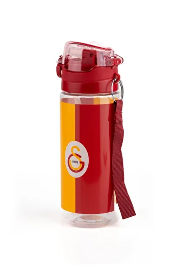 Galatasaray Licensed Flask with Straw 500 ml – Yellow Red Spirit Is Always with You!