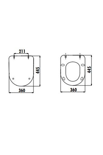 Creavit Duck Metal Menteşeli Klozet Kapağı KC0902.01