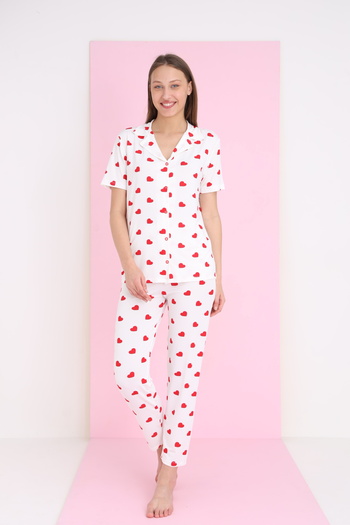 ELİTOL Bamboo Buttoned Pajama Set