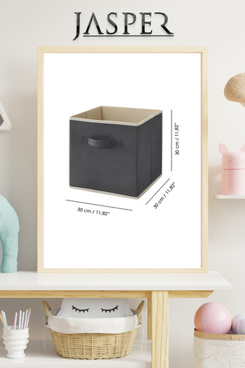 JASPER Dolap Içi Düzenleyici , Çamaşır Oyuncak Saklama Kutusu Sepet Organizer 33x30x30