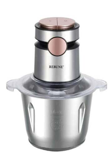 rebune Vegetable Cutter with Aquarium Bowl 3L 500W RE-2-150 Silver