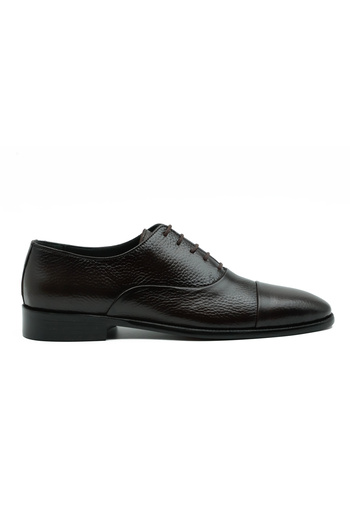 Tuna Genuine Leather Brown Classic Men's Leather Shoes - K166