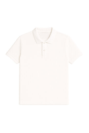 COMBİNE MİCHAİL Men's 5-Piece 100% Cotton Polo Neck T-Shirt White-Baby Blue-Blue-Turquoise-Navy Blue