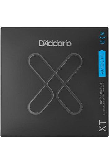 ezgicanmusic Daddario Xtabr1253 Acoustic Guitar String Set, 80/20 Light D'Addario Xt Acoustic 80/20 Bronze Strings, 1
