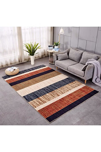 Primo Plus Luxury Modern Printed Rectangular Polypropylene Rug, Warm and Anti-slip