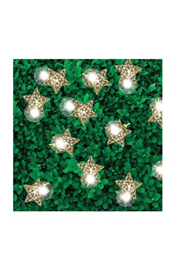 Generic 12-Light Silver Star String Lights