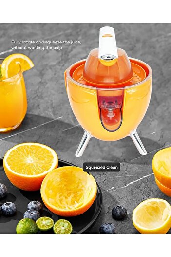 Generic Electric Citrus Juicer, Portable Lemon Orange Squeezer, Easy Juice Maker for Lime & Grapefruit
