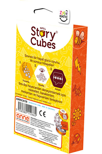 Asmodee Rory'nin Hikaye Küpleri - Klasik Eco (RORY'S STORY CUBES - CLASSİC ECO)