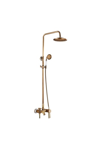 Blackswan Design Shower faucet, Blackswan, Type M40.4, antique bronze model, size 20 cm