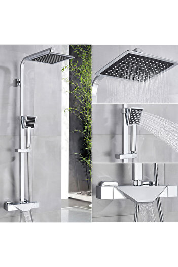 Blackswan Design Shower faucet, Blackswan, Type M74, glossy chrome model, size 117 cm