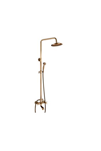 Blackswan Design Shower faucet, Blackswan, Type M38.1, antique bronze model, size 25 cm