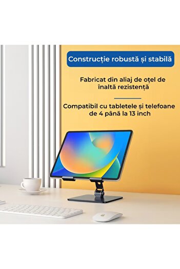 Echo Soul Suport pentru Tableta si Telefon Mobil Echo Soul®, Ajustabil, Portabil si Ergonomic