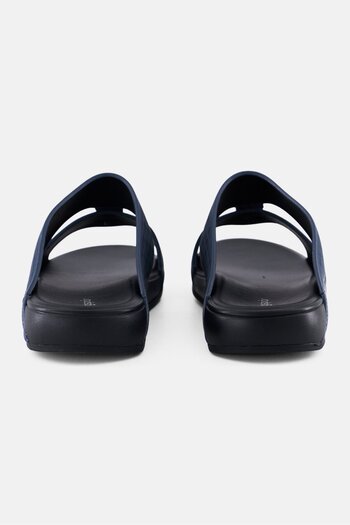 Algspar Men 2 Strap Slip On Arabic Sandals, Navy